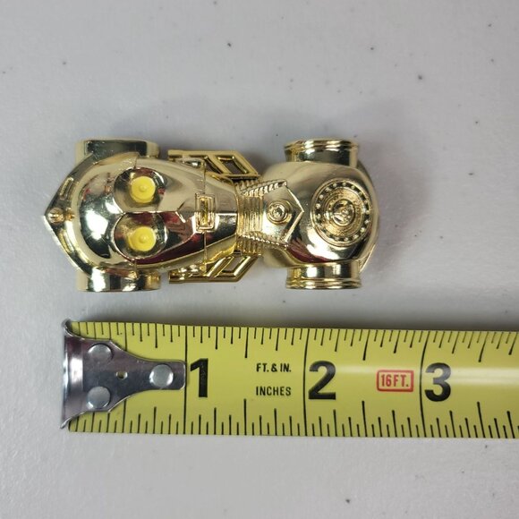 2/$15 Disney Racers Character Car Gold 1:64 Scale Diecast Metal Star Wars C3PO - Picture 9 of 9